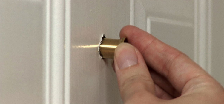 peephole door repair in Westlake Village